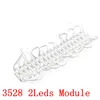 3528 2leds는 26X7mm 작은 크기의 LED 모듈 미니 LED 모듈 DC12V 주도 채널 편지 흰색 방수 IP65 냉각 모듈