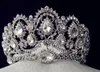 Brilho frisado cristais coroas de casamento novo véu de cristal nupcial tiara coroa acessórios para o cabelo festa casamento tiara ht1336734132