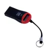 Whistle Portable USB 2.0 Lettore di schede di memoria Trasferimento dati per TF Micro SD MicroSD SDHC M2