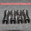 10mm& 14mm&19mm 6 IN 1 Domeless Titanium Nail Spiral With Male Female joint Grade 2 Titaniums Nails