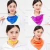 effen kleur polyester sjaals