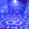 9 färger 27W Crystal Magic Ball LED STADE LAMP 21MODES DISCO LASER LIGHT Party Lights Sound Control Christmas Laser Projector2203134