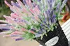 Europäische Hochwertige Simulation Simulation Blumenstrauß 12 Lavendel Getrocknete Blumen Künstliche Blumen Künstliche Pflanzen G1224