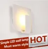 현대 벽 sconces 3W LED 벽 조명 침대 옆 식당 거실 램프 홈 실내 조명 조정