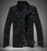 デザイン春の男性のジャケットスタンドカラーパーソナリティベーシックジャケットメンズカジュアルスリムタイプコートホームブレインビエルノポケットアウトウェア服
