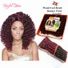 Haakvlechten Haar 8inch Bounce Jamaicaanse Afro Fluffy Jumpy Wand Curls Kanekalon Ombre Jumpy Wand Curl Soft Crochet Hair Ext8960958