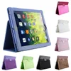 Etui de protection en cuir à motif litchi pour iPad 2/3/4 avec fonction de réveil en veille Etui en cuir pour Ipad