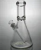 Bägare bas bong Big Glass Bong 9mm Bong 10 '' Vattenrökning Rör blåst svalt vattenrör tungt bägare bong