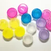 500 PCS Lote Cañas de lente de contacto coloridas Case de contenedor de caja Case de contenedor de remojo Kit de cuidado de los ojos de almacenamiento Doble