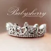 Queen Silver Crown Anelli per le donne Punk Brand Crystal Jewellery Love Rings Bijoux femminile Anelli di fidanzamento per matrimonio Spedizione gratuita