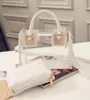 Messenger Bags Damen PVC Transparent Große Kapazität Verbundtasche Mischfarbe