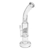 2017 Hotselling Bent Mond met 12 Arm Tree Perc Galss Bong Rook Smoking Glass Water Pipe 35cm Tall A110