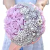 Modabelle WhiteIvoryRedPurplePink Cristal Bouquet Broche Bouquet De Mariage Blanc Mariée Bouquet De Mariage Pour Brides2953270