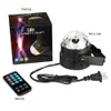 Party lights DISCO BALL 3w Led Strobe Stage lighting with remote controller for DJ Bar Karaoke Xmas Wedding Show Club Pub