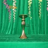 Conjunto de castiçal de casamento mental de ouro, castiçal de pavão, castiçal de flor, vara de vela