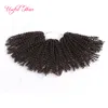 Malibob Jerry Curl Pre-loop Crochet Braids Medium Brown Hair Braids 8Inch Kanekalon For Full Head 100g synthetic braiding Hair Extensions