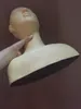 Soft Rubber Massage Mannequin Heads Make Up Practice Training Mannequin Head Shoulder Bone Bust Closed Eyes Dummy