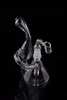 Dab Rig fumer Mini Beaker Recycler Bong En Verre Soufflé À La Main Conception Unique Petite Pipe À Eau 6 pouces Bubbler Vente Apparence Délicate