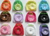 50PCS 아기 와플 모자는 머리 꽃 클립 백합 모란 데이지 꽃 소녀 유아 신축성 캡 MZ9111와 비니 모자를 코바늘로 뜨개질