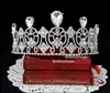 1pcs brud bröllop kristall rhinestone hår tillbehör huvudband krona tiara prom pageant hårnål hår kam