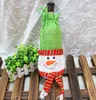 Red Wine Bottle Set Cover Gift Bag Non-woven Material Xmas Dinner Party Table Decoration Champagne Bottle Bag C C08