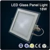 Tampa do Vidro de luz do painel de vidro LED recesso Downlight de 6W 12W 18W Praça Iluminação comercial AC85-265V 3 anos de garantia