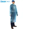 100 pcs PVC espessado transparente chuva ponchos, macacão moeda elétrica moda capa de chuva, homens e mulheres terno de fissão