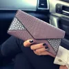 2017 venda quente das Mulheres Titulares de Cartão de Moda pu Leather Flap longo Carteiras Femininas Bolsas Cartão Titular Coin Pouch desconto frete grátis