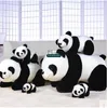 Dorimytrader Största 90cm Stor Rolig Emulational Animal Panda Plush Toy Giant Cartoon Stuffed Panda Doll Baby Present DY61331