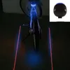2 лазер + 5 LED Велоспорт велосипед задний фонарь безопасности сигнальная лампа мигает сигнализация подседельный фонарь предупреждение предупреждение Луч мерцание