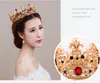 Koninklijke luxe Kroon bruids tiara's Bruiloft Kroonprinses groot vol luxe KroonHoofdband Haaraccessoires Feest Bruiloft Tiara HT145118721