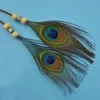 Handmade Ethnic Tribal Gypsy Turkish Rope Wood Beads Feather Hairband Hair Clip Hair Jewelry For Women & Girls Jewelry