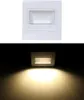 Günstige Milchglas-Wandlampen-modernes weißes warmes Weiß resessierte quadratische bunte LED-Innenlichter Innenbeleuchtung für Treppen-Korridore