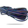 500m 4 pinos led rgb cabo de extensão cabo de extensão led para 50503528 led rgb luz strip2489570