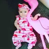 Cute Baby Romper Flamingo Drukowane Dzieci Ubrania Lato Noworodka Dziewczynka Ruchom Kombinezon Bawełniany Bez Rękawów Baby Onesie One Piece Stroje