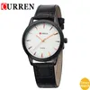 2016 Curren 8119 Men Généhes en cuir en cuir Top de qualité Busssiness Men de poigne