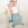 Baby Meerjungfrau Schlafsäcke Baby Pucksack für Neugeborene Weiches Pucken Baby Baumwolle Schlafsack Säuglingsbettwäsche 0-24 Monate Kinderkleidung Neugeborene Kleidung