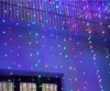 6mx 2m 384Led Outdoor LED Wodoodporny Kontroler Boże Narodzenie Dekoracyjne Stringi Fairy Curtain Garlands Party Lights AC110V-220V