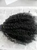 Brazilian Human Afro Afro Cabelo Grosso Tece Products Queen Produtos Natural Cor Extensões de Cabelo 100g 1Bundle