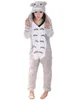 Anime japonês Meu Vizinho Totoro macacão Nightwear Sleepwear Totoro Traje Cosplay Totoro Onesie Pijamas Pijamas Feminino Homens jumpsuit