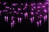 4m * 0,7m 100 LED Icicle Curtain Lights Christmas Led Icicle String Fairy Lights för hemfest bröllopsdekoration