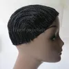 1pc / lot cornrow لمة كاب لأسهل خياطة في، قبعات شعر مستعار مضفر crotchet، قبعات لصنع شعر مستعار، غلويليس الشعر صافي بطانة الكروشيه قبعات شعر مستعار