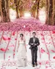 布製バラの花の花びら青い卸売2000pcs /ロットの結婚式のアクセサリーファッション偽のPetaLAS芸術家の花Petali di Rosaカラフル