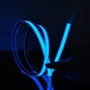 LED Neon Sign 100cm glow tape EL cold light RGB stirp flexible rope battery DC3V 5V USB 12V Car kit flashing warnning lights