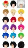 Unisex clown fans Carnival Wig Disco Circus Funny Fancy Dress Party Stag Do Fun Joker Adult Child Costum Afro Curly Hair Wig Even 6574918