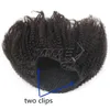 Ponytails Peruvian Human Hair Ponytail Afro Kinky Curly 4B 4C Ponytail 120g Human Horsetail Unprocessed Virgin Human VMAE HAIR