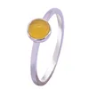 7 Chakra Stack Ringar Solid 925 Sterling Silver Smycken Urban Stack Ring Skapat semi-ädelstenar Cluster Ring för Kvinnor Knuckle Ring