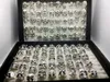 Ganzes 50pcs Lot Gothic Big Skull Ring Bohemian Punk Vintage Antique Silver Mix Style Herren Mode Schmuck Skelett Ring Größe 2261C6249979