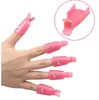 Fashion 10PcsSet Plastic Nail Art Soak Off Cap Clip UV Gel Polish Remover Wrap Tool3760298