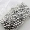 1.5mm / 2mm / 2.5mm / 3.5mm foro 8mm diametro liscio 316L perle in acciaio inox braccialetto collana accessori gioielli fai da te parti 200 pz ZSP033